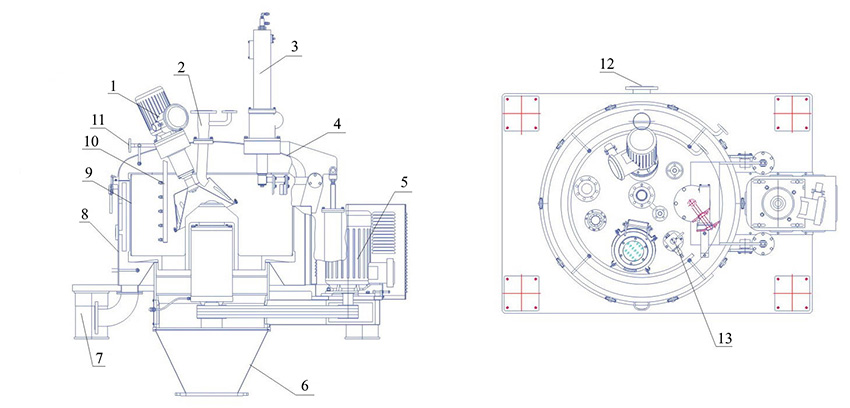 Чертеж центрифуги