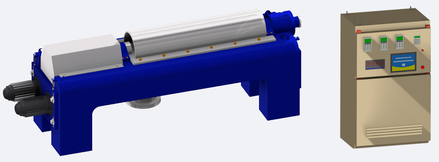 Осадительная центрифуга LWX и шкаф управления