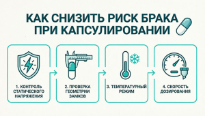 брак при капсулировании
