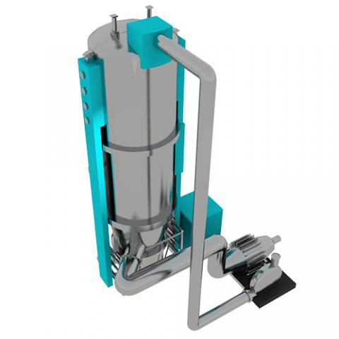 Сушилка в псевдокипящем сжиженном слое